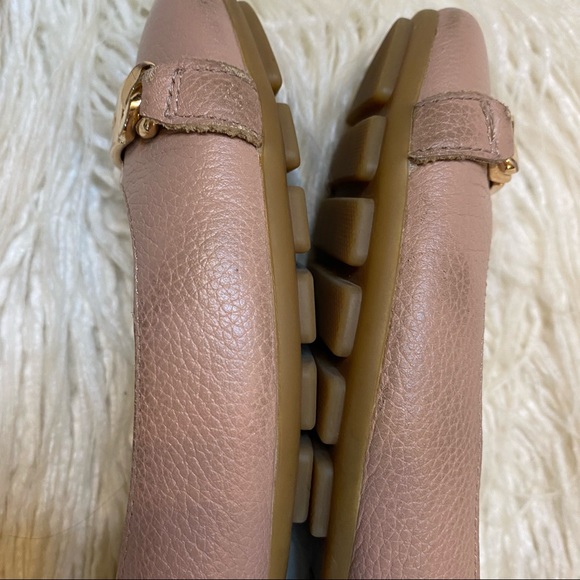 COACH light pink leather Bianca flats 6.5 - Picture 8 of 13